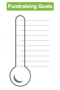 Blank Fundraising Thermometer Template