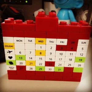 Lego Calendar