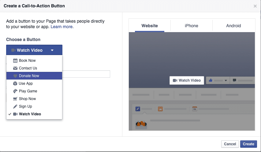 facebook-button-selector