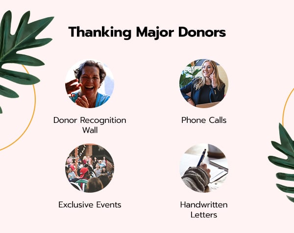 Thanking Major Donors