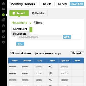 Customized reports should be designed through your nonprofit CRM to report on various projects and campaigns.