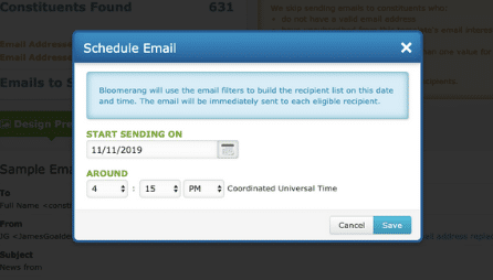 Email Scheduling