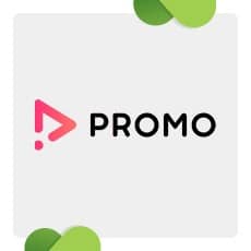 Promo.com is one of the top fundraising apps for video production.