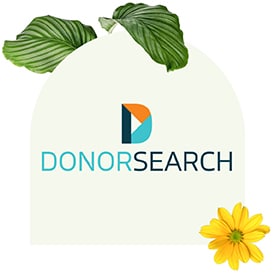 DonorSearch is a prospect research database for nonprofits. 