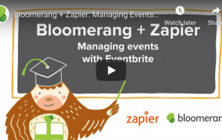 Bloomerang and Eventbrite with Zapier