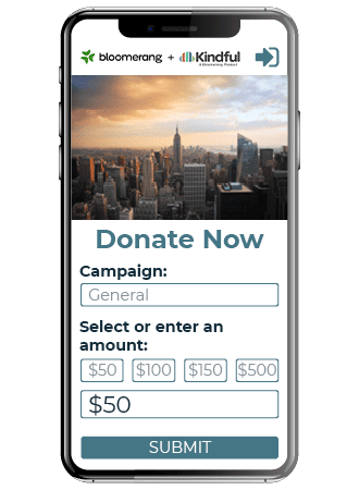 Ensure your online fundraising pages are mobile-optimized to encourage your audience members to give via their mobile devices.