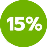 15%