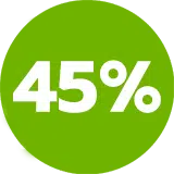 45%