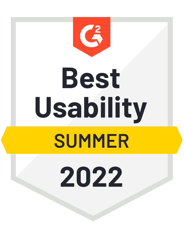 G2 Volunteer Management Best Usability Summer 2022