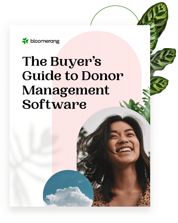 Buyer's Guide to Donor Management Software cover