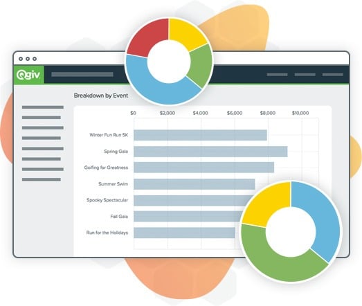 Qgiv and Bloomerang control panel