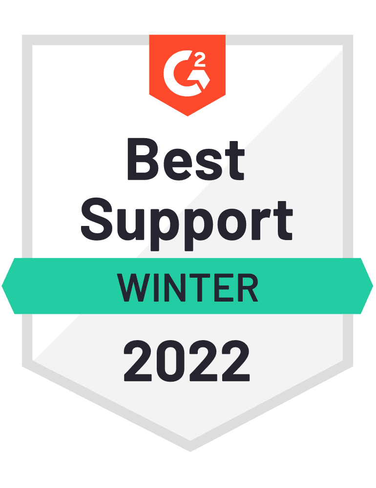 G2 Volunteer Management - Best Support - Winter 2022