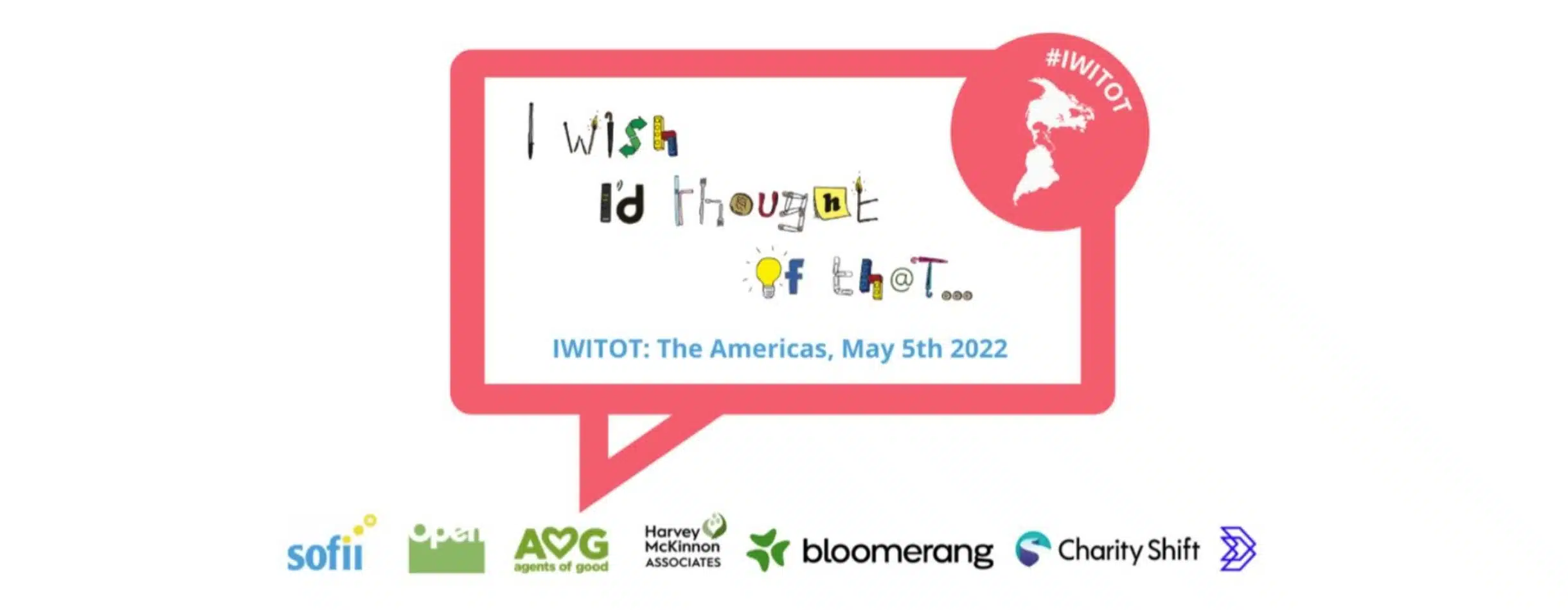 The logo for the the IWITOT event with I Wish Id Thought of That displayed