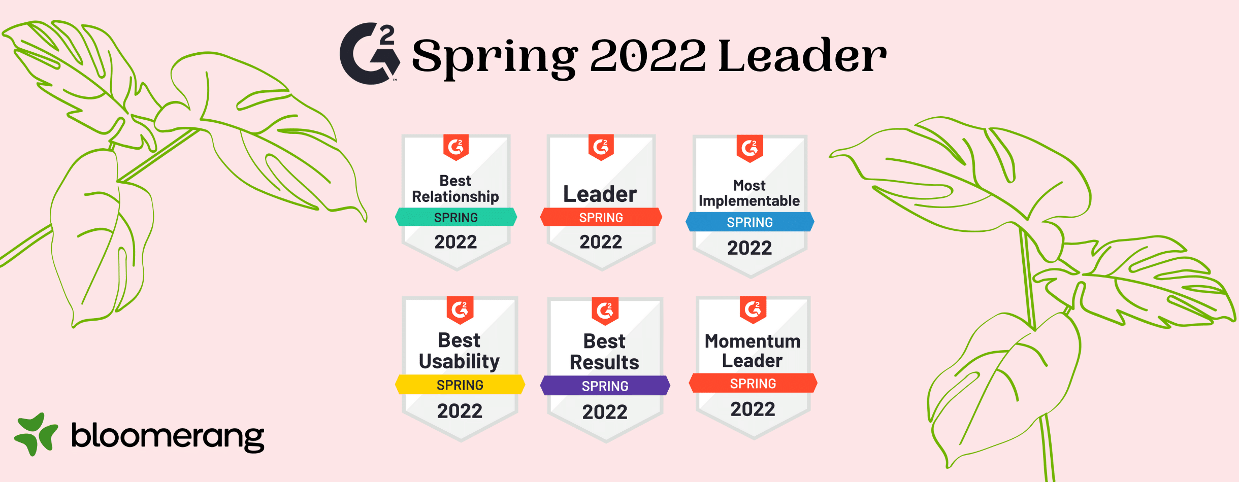 Bloomerang named a leader in G2 spring 2022 reports