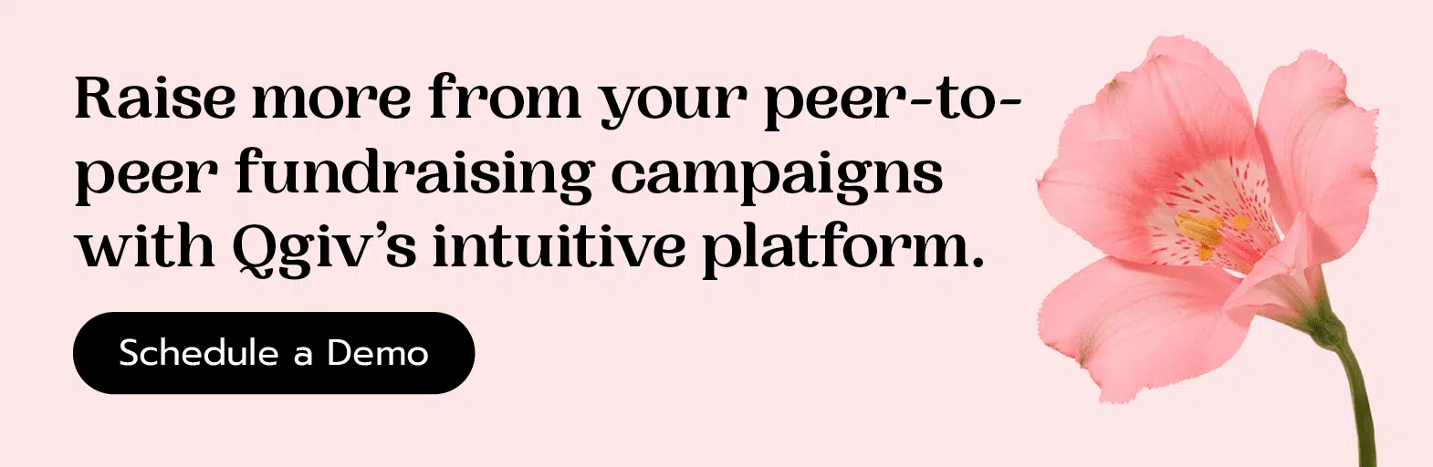 Raise more from your peer-to-peer fundraising campaigns with Qgiv’s intuitive platform. Schedule a demo here.