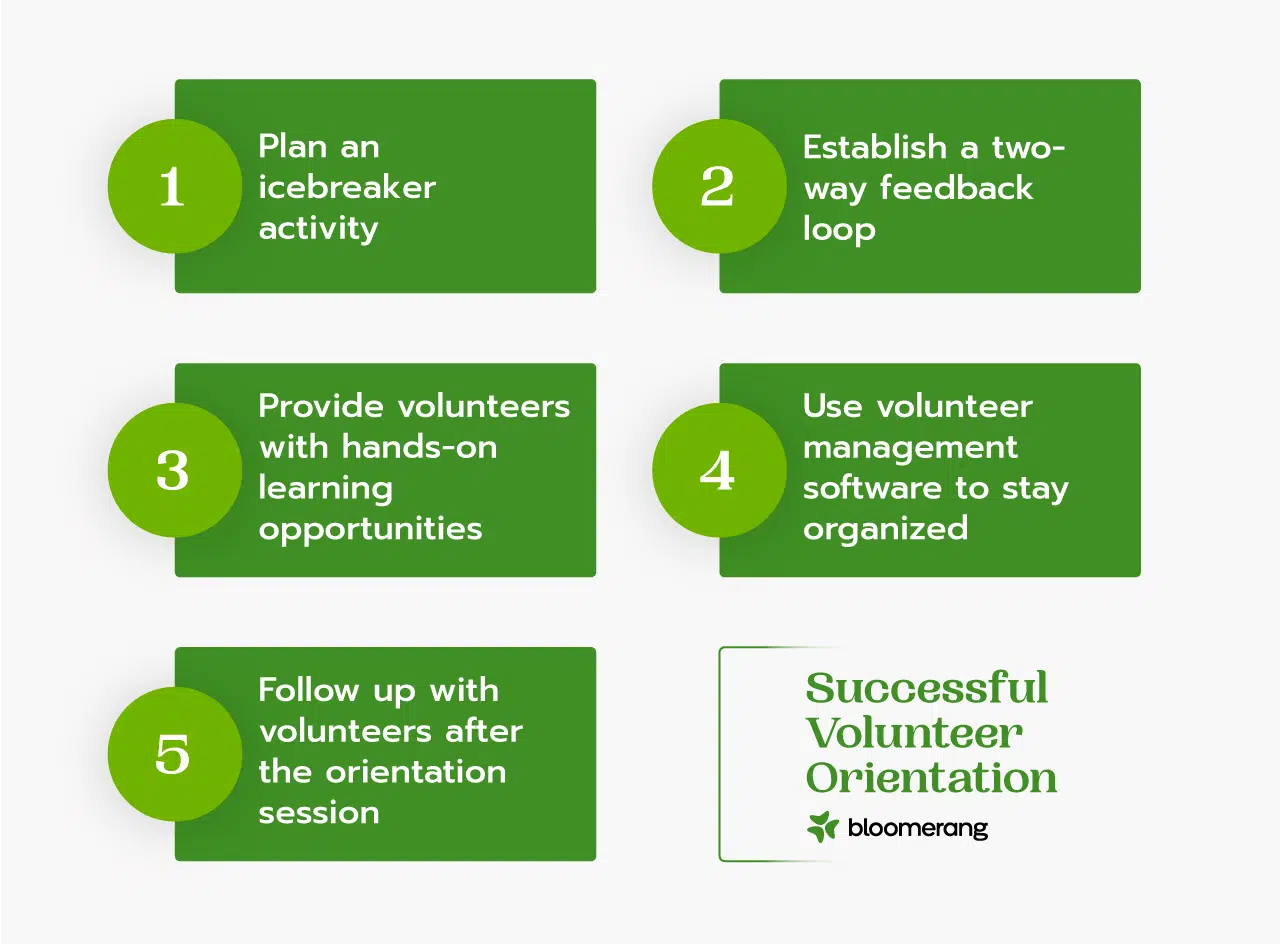 5 Best Practices to Make Your Volunteer Orientation a Success