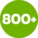 800+
