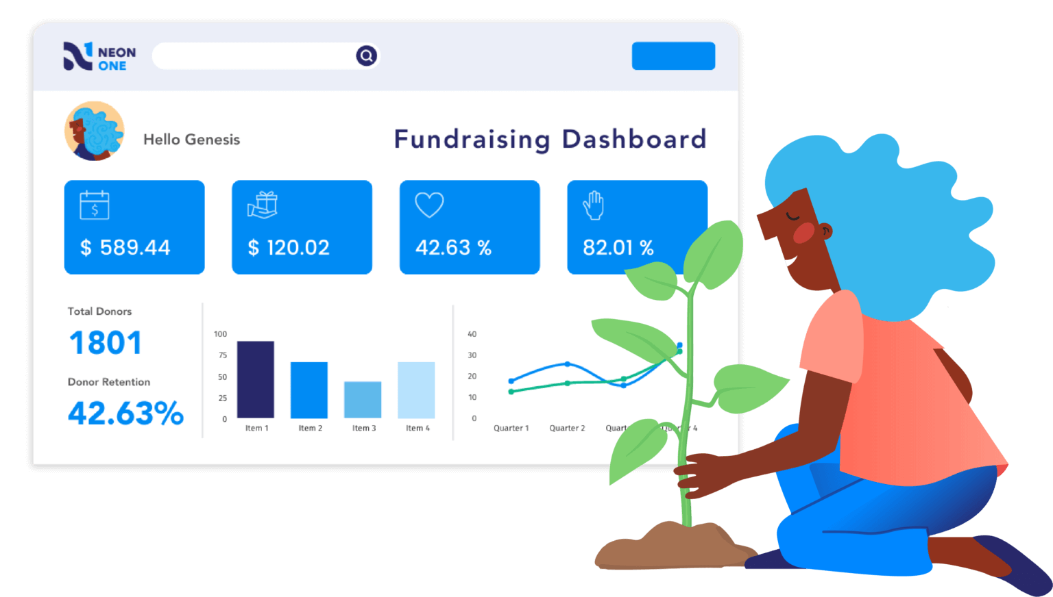 Neon CRM product image