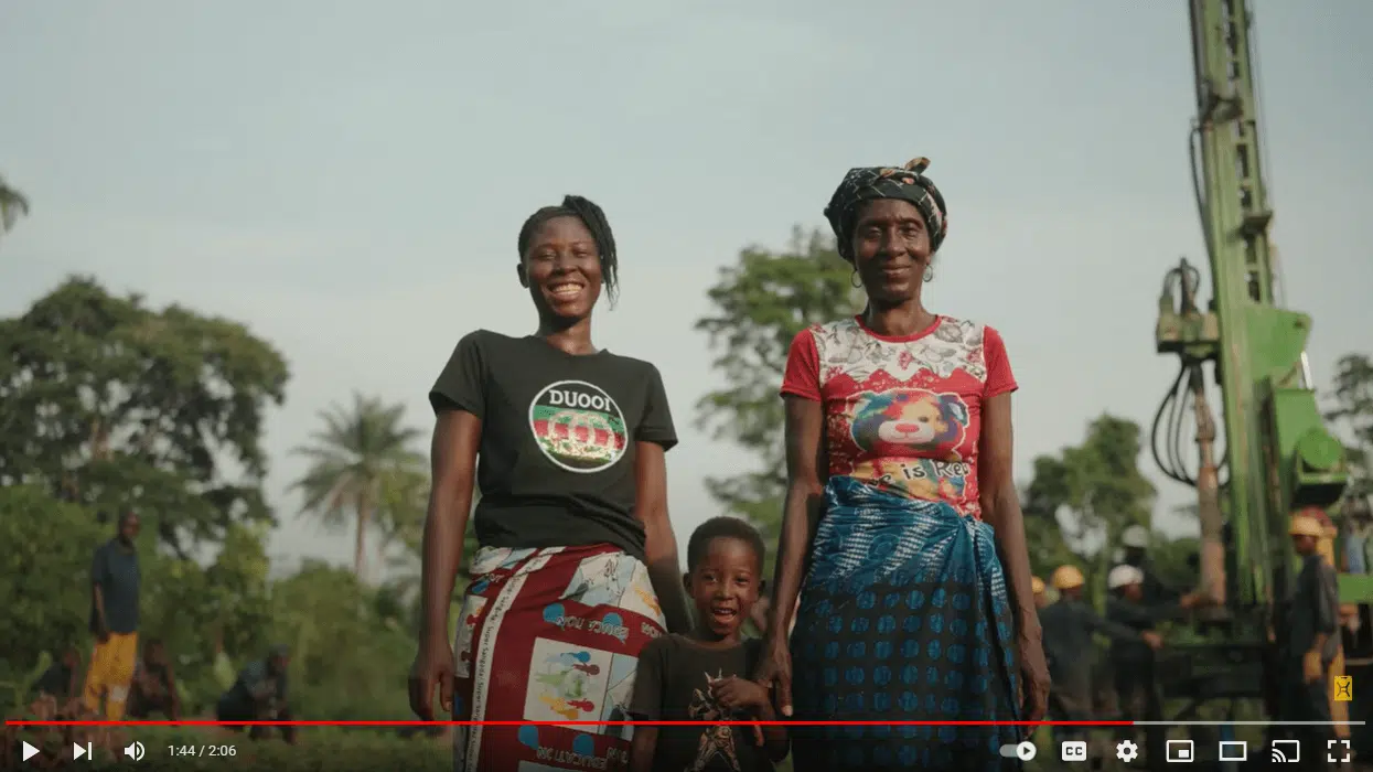 This is an example online fundraising video from charity: water. 