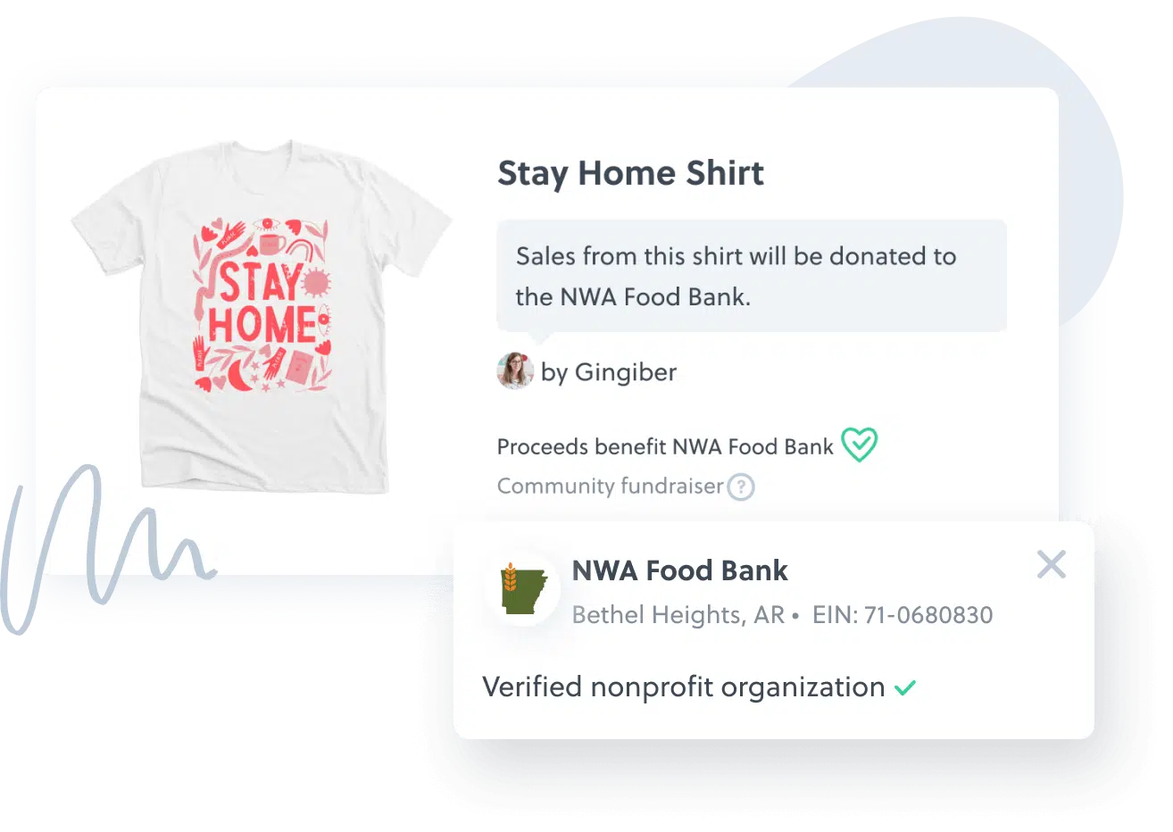  This image shows an example of a campaign on Bonfire’s peer-to-peer fundraising platform.