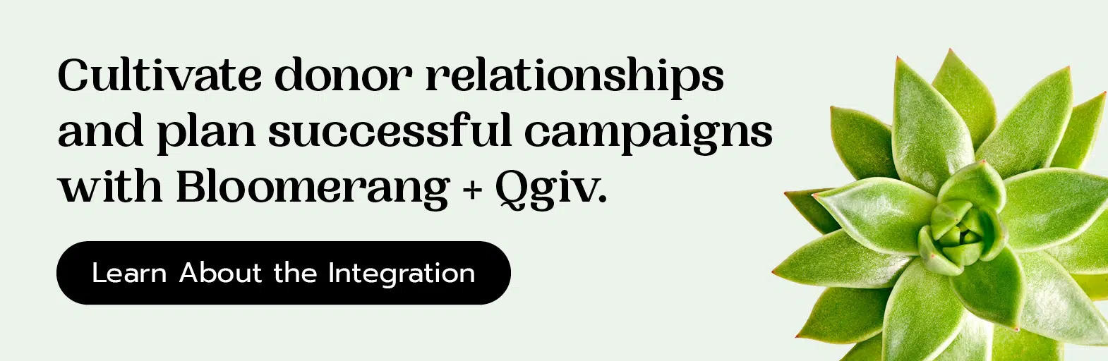 Cultivate donor relationships and plan successful campaigns with Bloomerang + Qgiv. Learn about the integration here. 