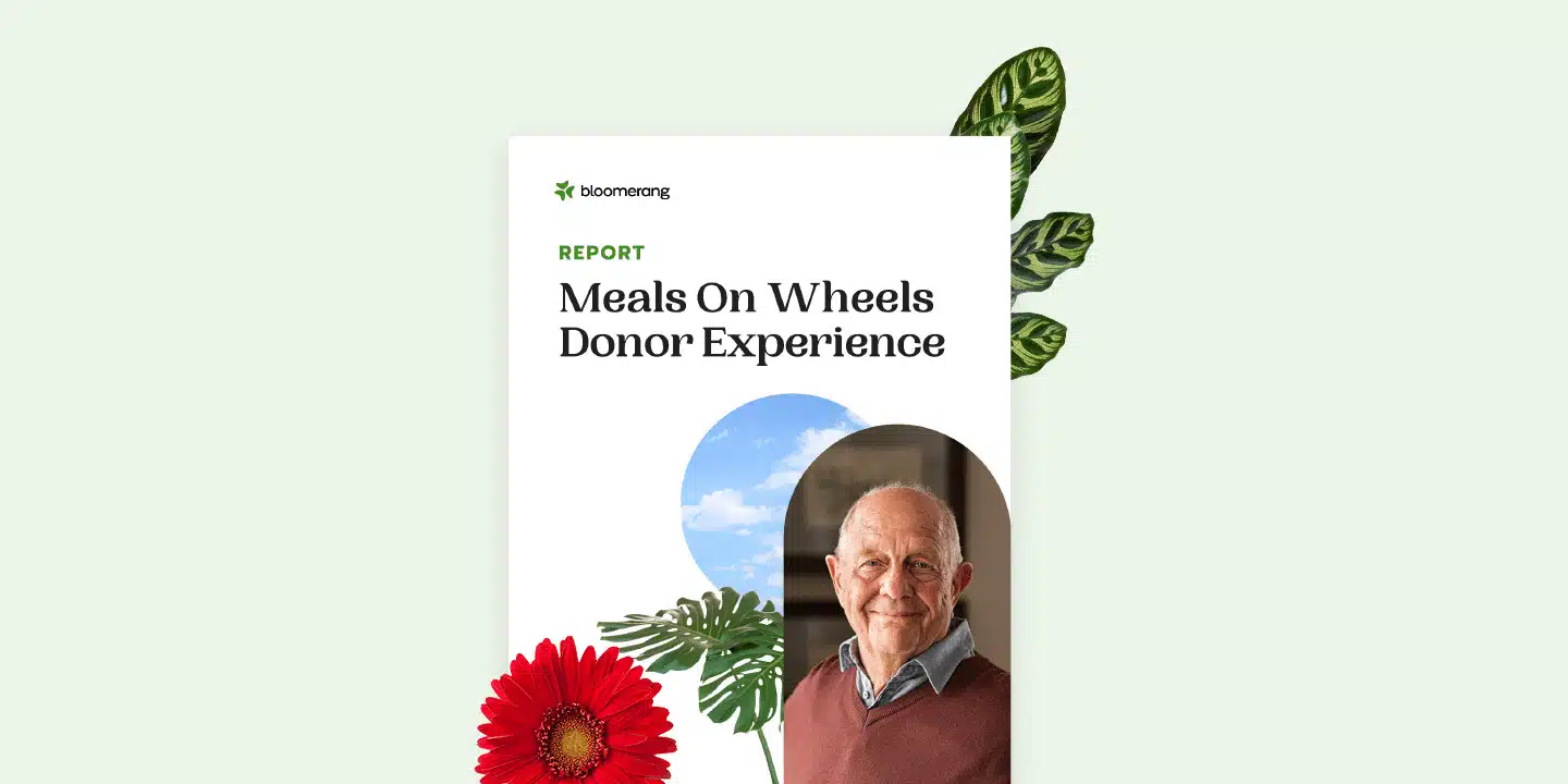 Meals on Wheels Donor Experience Report