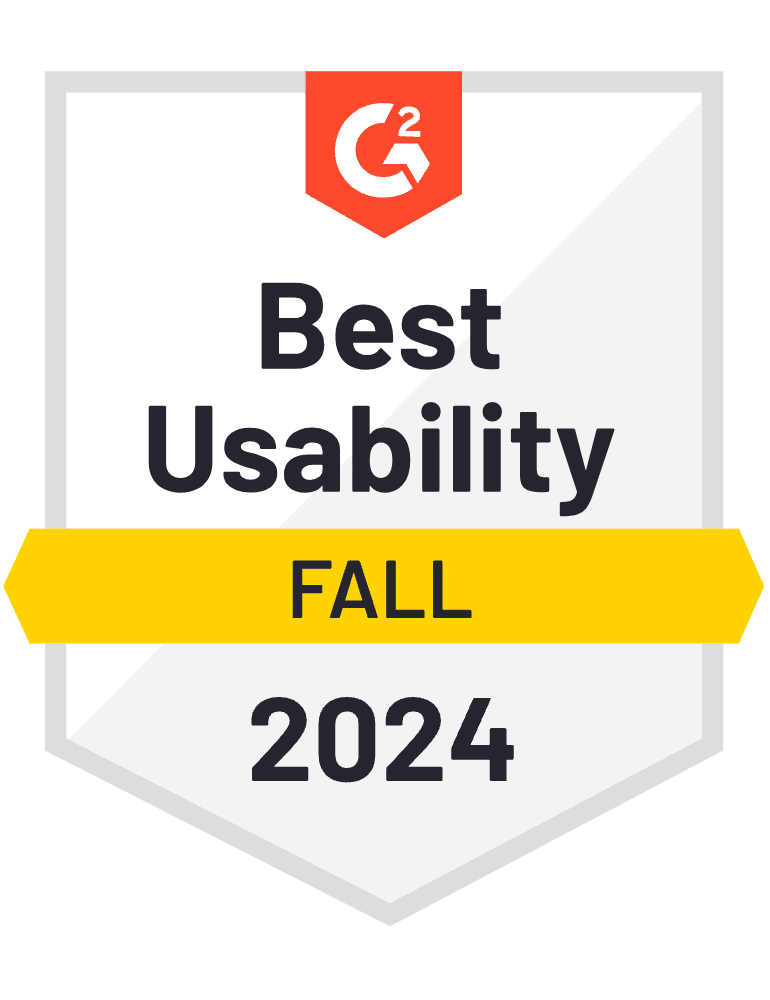 G2 Best Usability Fall 2024