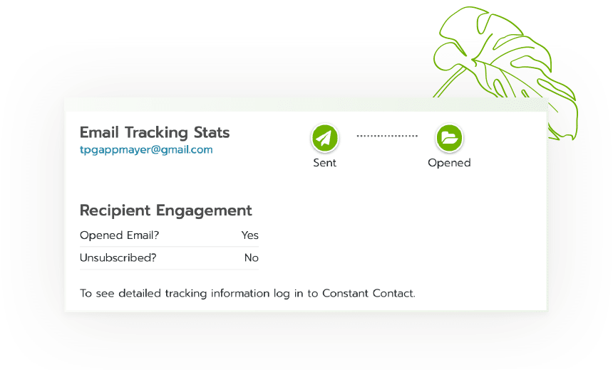 Track email statistics with Constant Contact and Bloomerang