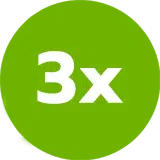 3x