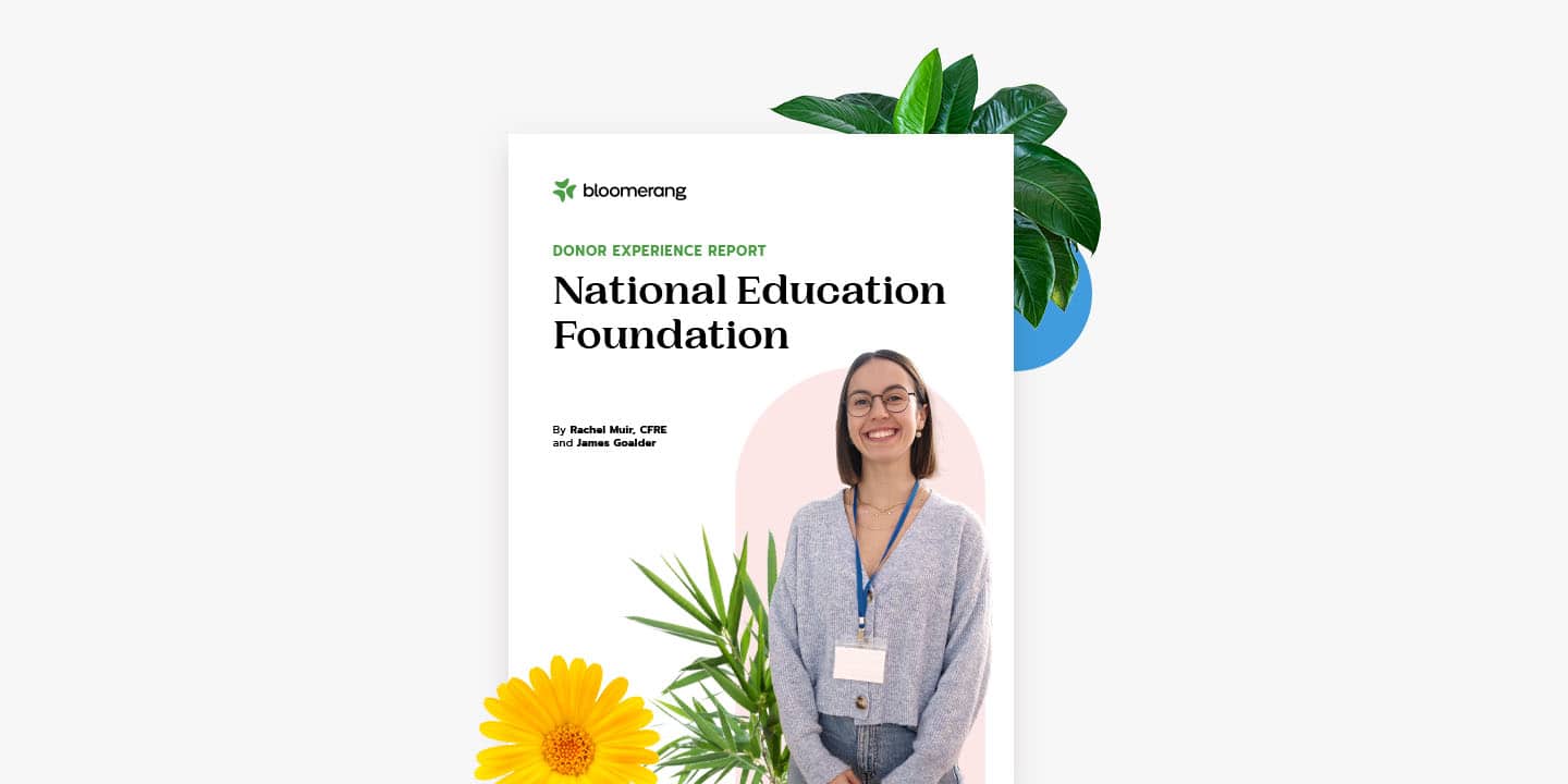 National Education Foundation Donor Experience Report Featured Snippet