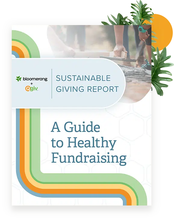 Sustainable Giving Report cover