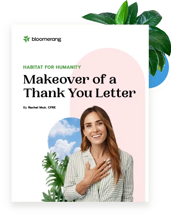 makeover of a thank you letter cover