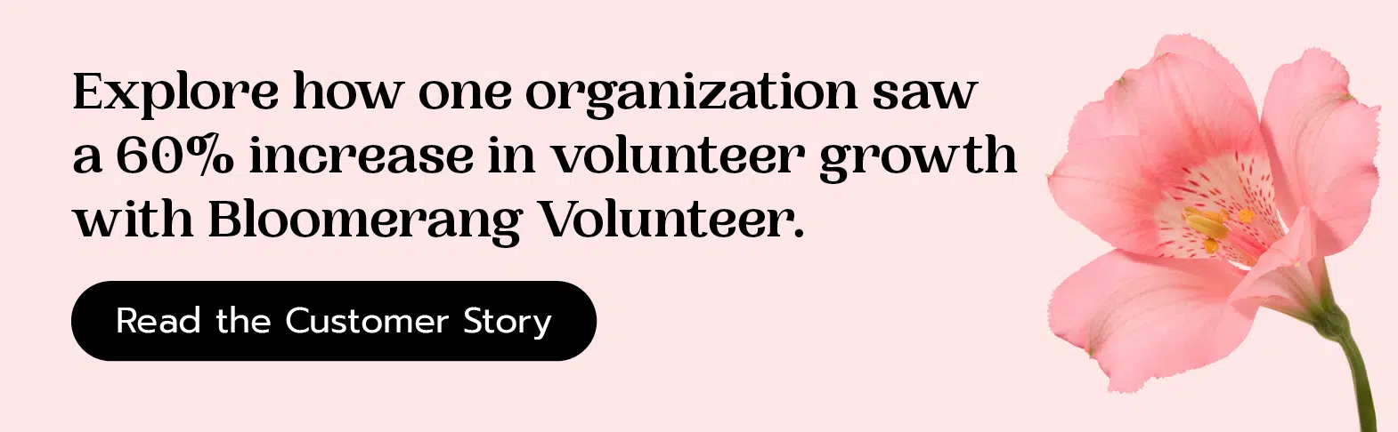 Explore how one organization saw a 60% increase in volunteer growth with Bloomerang Volunteer. Read the Customer Story here. 