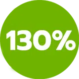 130%