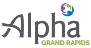 Alpha Grand Rapids logo