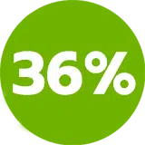 36%