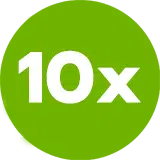 10x