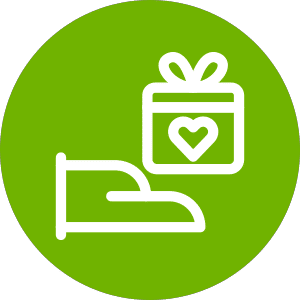 Matching gifts icon
